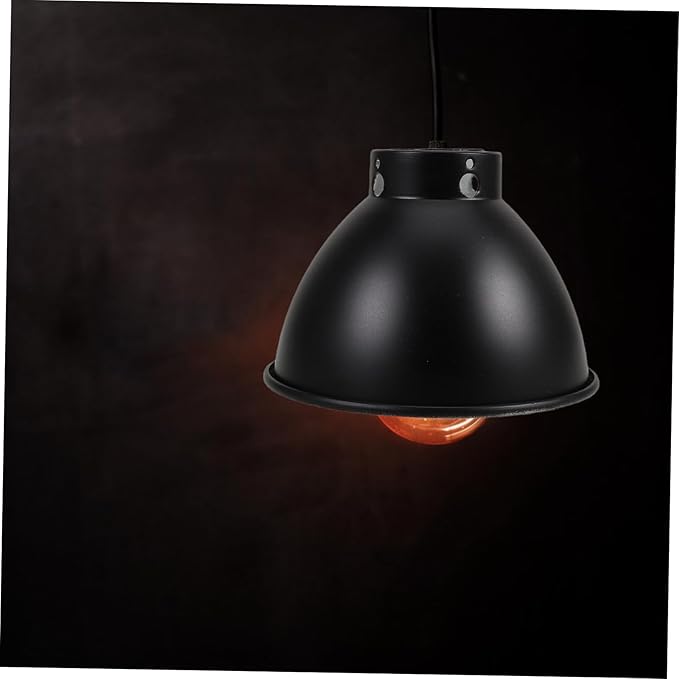 POPETPOP Reptile Terrarium Lamp Cover Heat Resistant Optical Reflection Cap for Enhanced Light Distribution for Heat Lamps and Basking Bulbs User Friendly Design for Easy