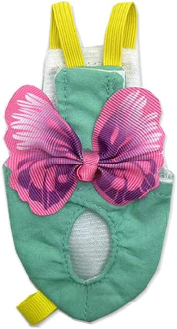2 Pcs Bird Diaper Harness Flight Suit with Waterproof Liner Pet Bird Nappy Clothes with Flying Leash Rope Protective Parrot Diaper Suit (2 Pcs Multi, Medium)