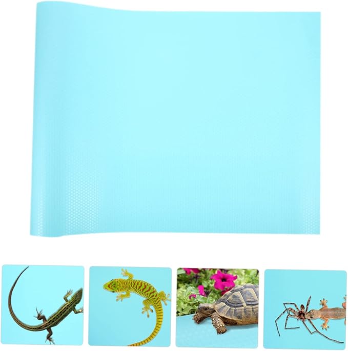 FRCOLOR 2pcs Reptile Carpet Mat for Terrarium Bedding Non- Substrate for Bearded Dragons Tortoises and Geckos Easy to Clean for Tanks