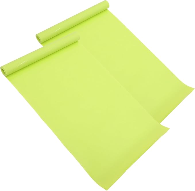 2Pcs Reptile Terrarium Mat Green Non-Absorbent Floor Bedding for Climbing Pets Tortoise Lizards Easy-Clean Substrate for Tank Cage