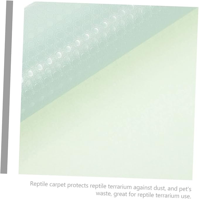 Reptile Carpet Lizard Bedding Mat Eva Non- Substrate Liner for Leopard Tortoise Snake and Lizard Terrariums Soft and Safe for Reptiles