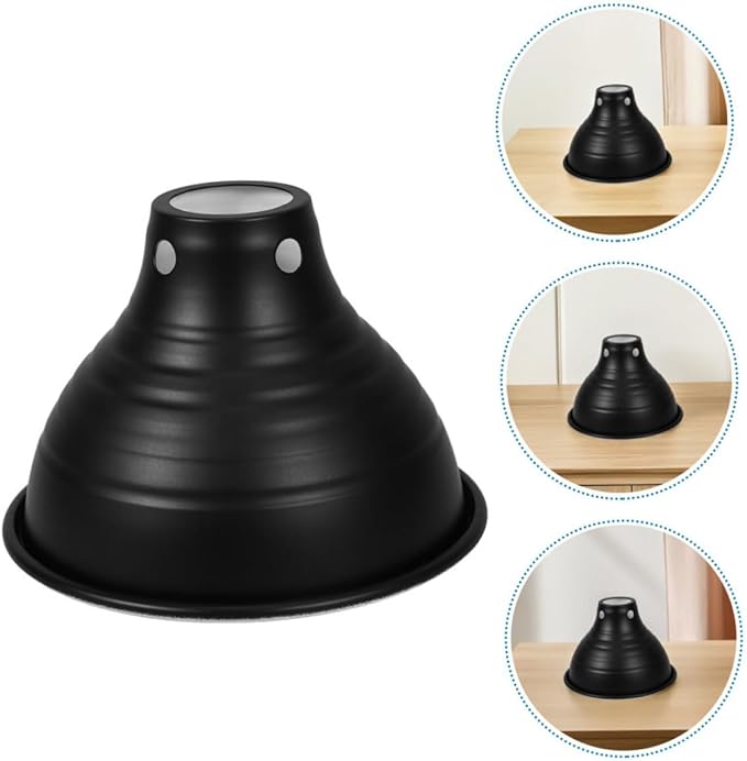 Operitacx 3pcs Reptile Heat Lamp Dome Insulation Cover Reflective Lampshade for Enhanced Brightness and Safety for Pet Stores Labs and Home Use