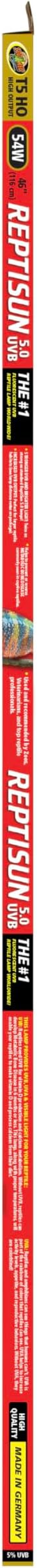 Zoo Med Reptisun 5.0 T5-Ho Uvb Fluorescent Lamp - 54 w - 46",White