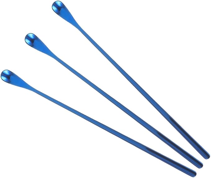 ibasenice 3pcs Handle Reptile Food Spoon Lightweight Feeding Tool for Lizards and Small Pets Versatile Design for Easy Mixing and Stirring