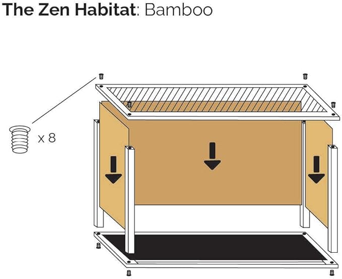 2'x2'x2' Reptile Enclosure - The Zen Habitat 3.0