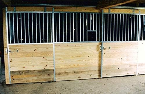 12 ft Galvanized Horse Stall Front Kit with Feed Opening Lumber NOT Included!