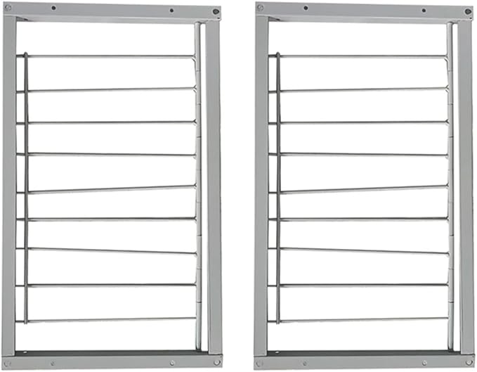 BESTonZON 2Pcs Pigeon Door for Bird Cage Adjustable Entrance Wire Door Sturdy Steel Frame for Racing Pigeons and Bird Supplies