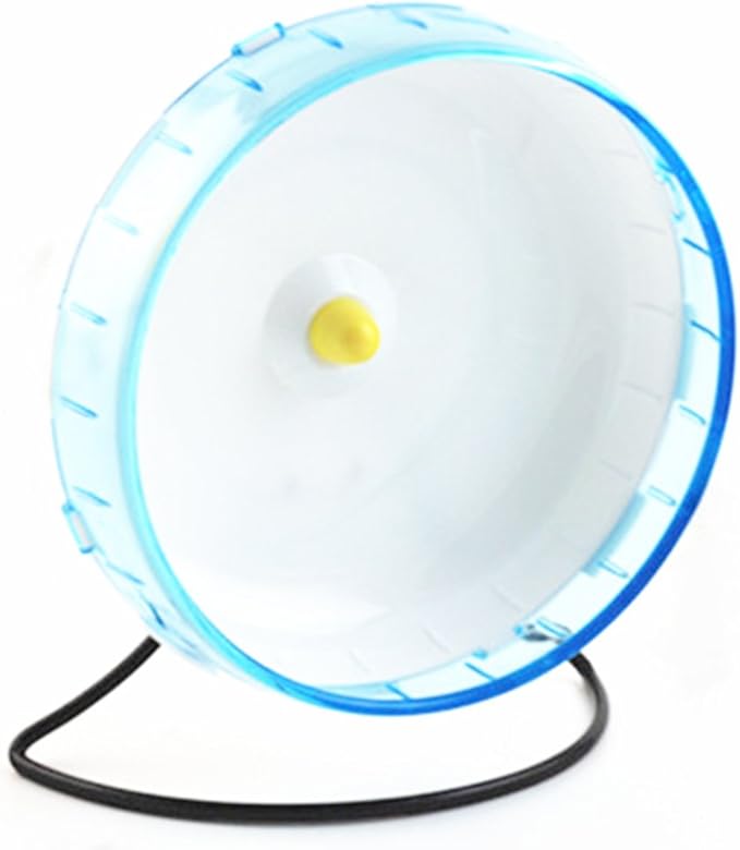8.2 Inches Hamster Syrian Hamster Gerbil Rat Hedgehog Running Wheel Mute Silent Spinner Exercise Wheel (Yellow)