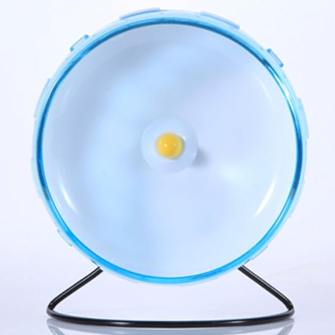 8.2 Inches Hamster Syrian Hamster Gerbil Rat Hedgehog Running Wheel Mute Silent Spinner Exercise Wheel (Yellow)