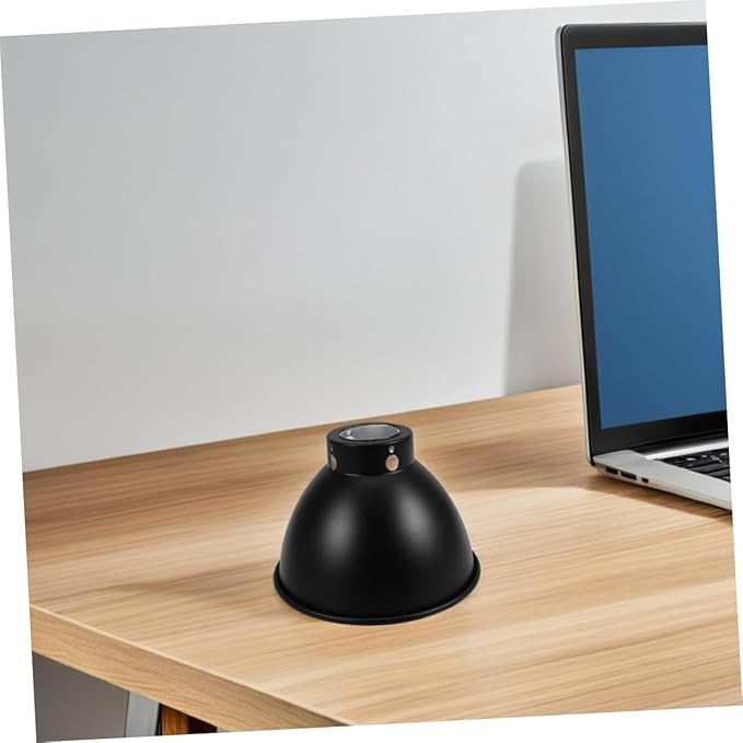 UPKOCH Deep Reptile Light Lampshade: 5.5 Inch Heat Lamp Lampshade with Hook - Heat Lamp Cover with Wide Angle Illumination for Reptile Terrariums