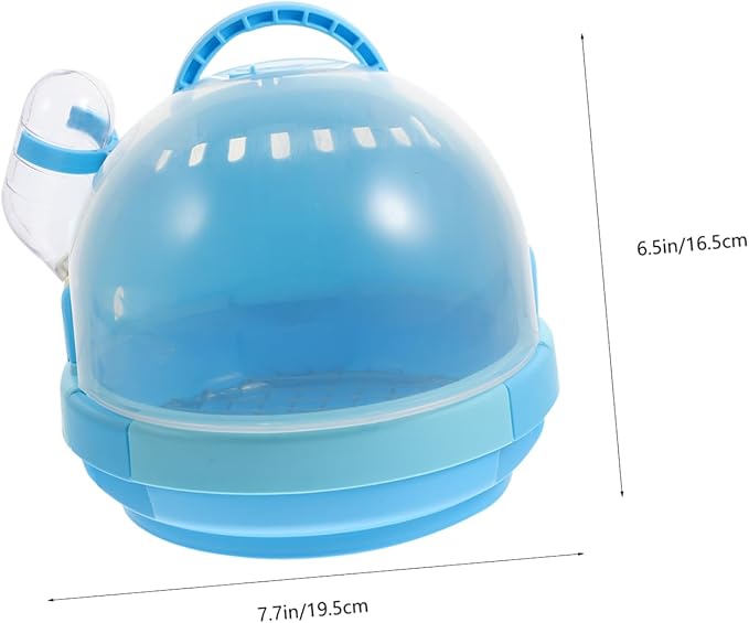 1Set Portable Handheld Bird Carrier Cage for Parrots Animals with Detachable Base Vented for Air Circulation for Travel Outdoor Use Space