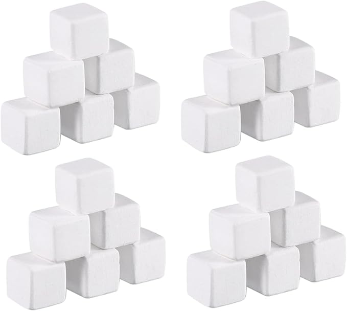 INOOMP 30pcs Reptile Calcium Blocks Supplement for Tortoise Lizard Frog and Chameleon Support Health and Growth Amphibian Care