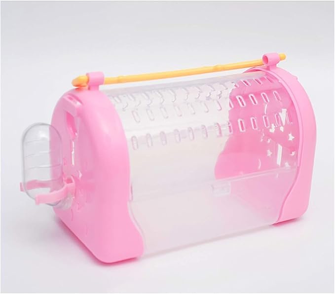 Lightweight Bird Carrier Travel Cage with Food Cup, Panoramic Design for Parakeets and Small Birds – Portable Bird Cage for Vet or Travel