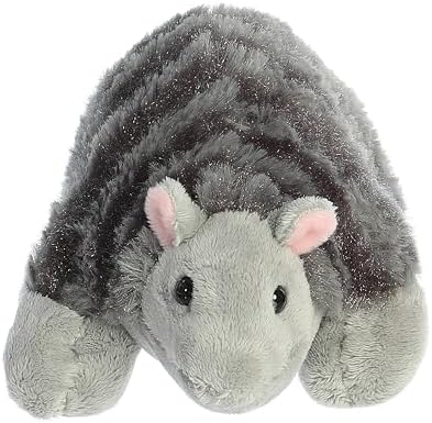 Aurora?? Adorable Mini Flopsie??? Armadillo Stuffed Animal - Mini Companions Ready for Playful Adventures - for Kids All Ages, Toddlers, Adults, and Families - Gray 8 Inches - Image 2