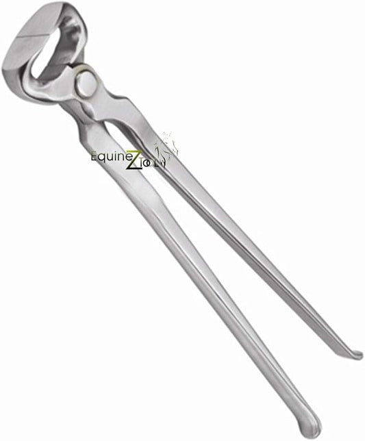 12" Hoof Nipper Vanadium Steel Farrier Tool for Hoof Care–Durable,Rust-Resistant,Dull Finish for Precision Trimming and Shaping–Professional Equine Hoof Trimming Tool for Horses,Miniatures,Ponies