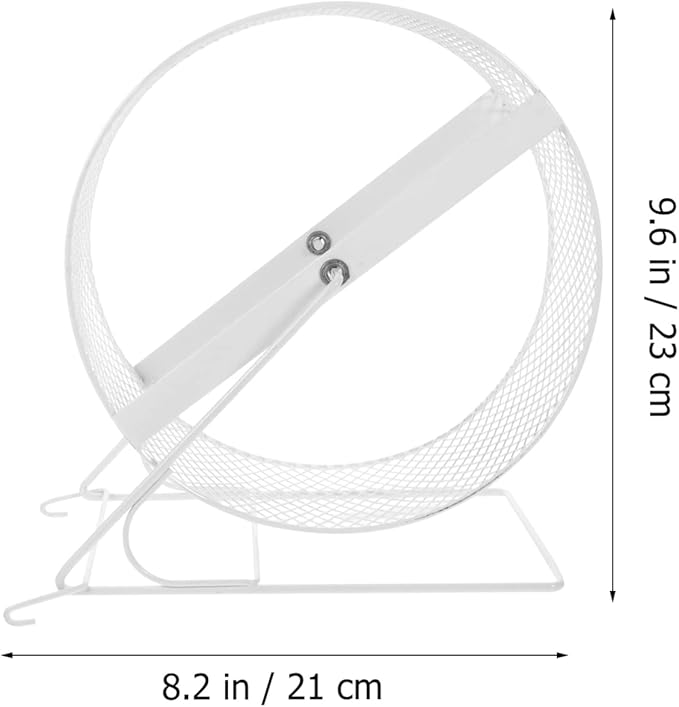VILLCASE Hamster Running Wheel Hamster Toys Ferret Toys Small Animal Exercise Wheels Wire Small Exercise Ball Animals Treadmill Iron Squirrel
