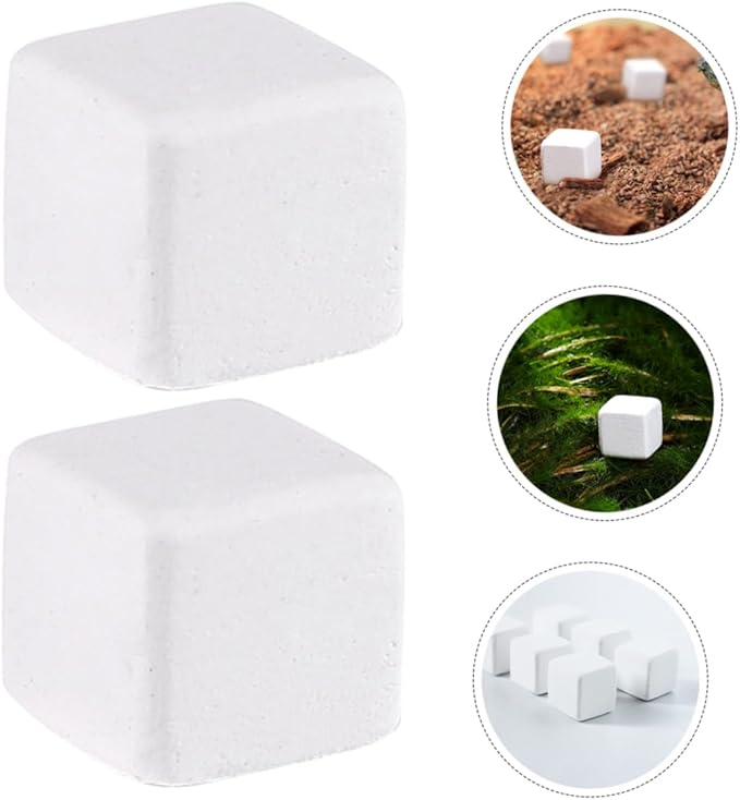 Milisten 30pcs Mineral Health Blocks for Reptiles Turtles Frogs Lizards Chameleons Essential Trace Elements for Strong Immunity Stable Aquatic Environments