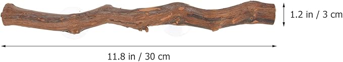 NUOBESTY Bearded Dragon Wooden Tree Branch Rack Lizard Climbing Toy Natural Reptile Decor for Terrarium Encourages Exercise Coordination for Reptiles Pets