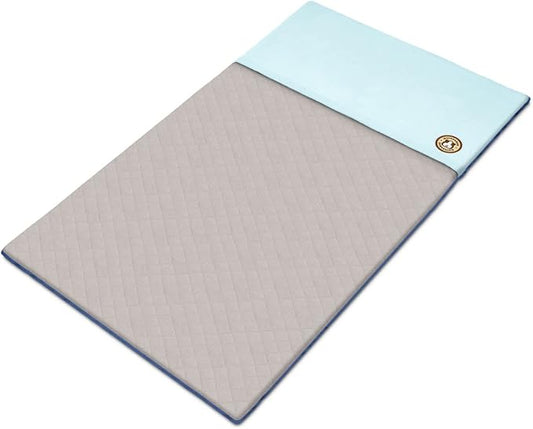 GuineaDad Original Reusable Cage Liner – Blue Fleece Bedding with Burrowing Pocket – Extra Absorbent Bamboo Core & Waterproof Bottom – Fits 2x3 C&C Guinea Pig Cages – Small Pet Supplies