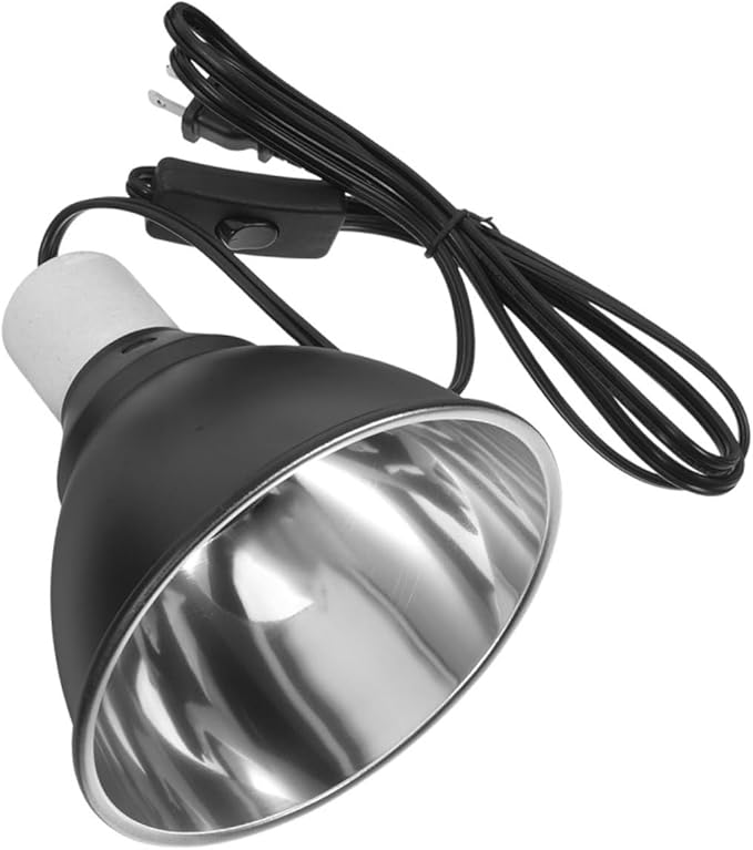 Milisten Reptile Heat Lamp Fixture Dome Light Socket for Terrariums Safe Operation Easy Installation Compatible with Bearded Dragons Turtles for Reptile Heating