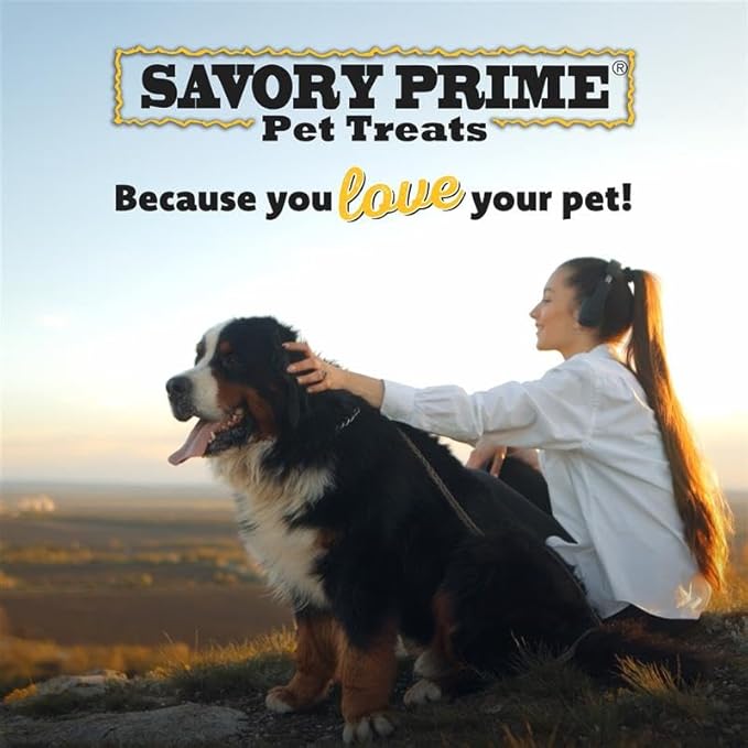 Savory Prime Duck Jerky Dog Treats, Made with 100% Real Duck Breast, Farm Raised, Healthy, Easily Digestible, High Protein, Satisfies Dog's Urge to Chew, 2 Pounds (Pack of 1)