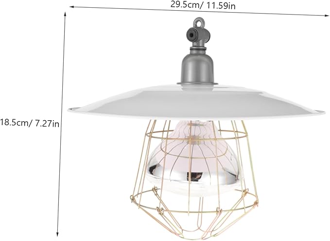 Heating Lamp Poultry Heat Lamp with and Materials for Pets Reptiles and Breeding Safe and Convenient Use