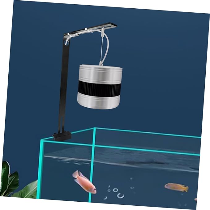 Mipcase 2pcs Aquarium Light Stand Fish Tank Light Holder Bracket Easy Install Riser Rack for Aquatic Plant Lamp Modern Design for Various Tank