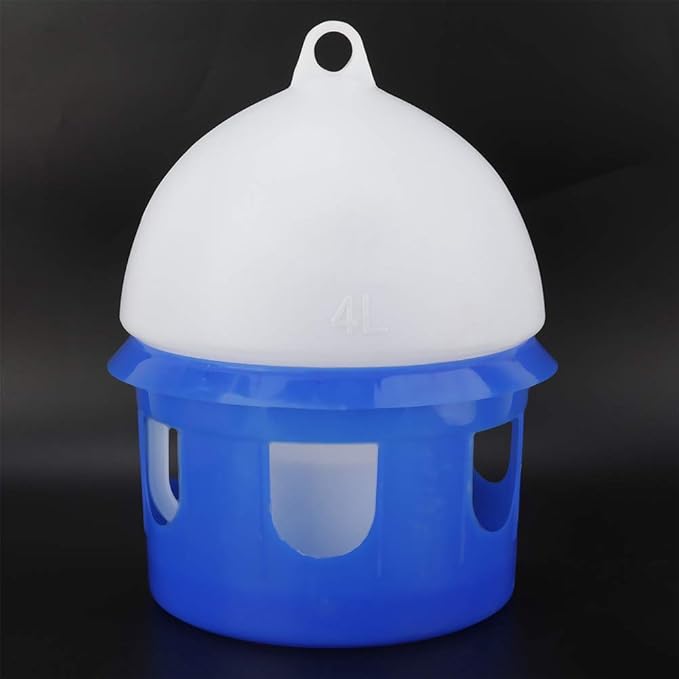 Pigeon Water Feeder Bird Water Feeder Pigeon Waterer Automatic Bird Feeder, Large Capacity Bird Water Drinker Bird Supply for Pet Bird Parrots Water Bowl (4L)