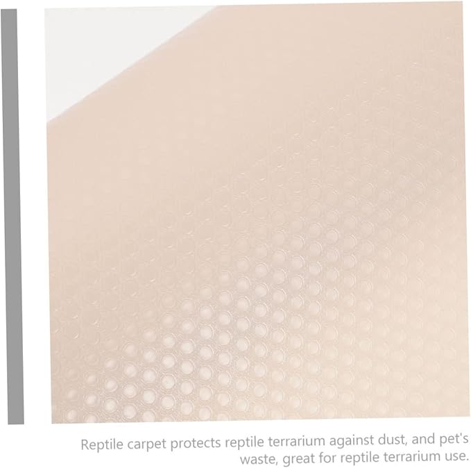 Reptile Carpet Liner Bedding Mat for Bearded Dragon and Leopard Gecko Eva Substrate Terrarium Accessories Easy to Clean Comfortable for Various Reptiles