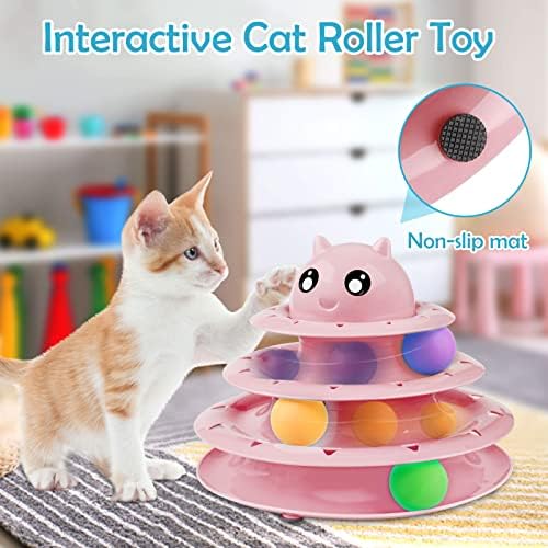 UPSKY 20 PCS Cat Toys Set with Teaser, Mice, Spring, and Various Ball Toys - Image 5