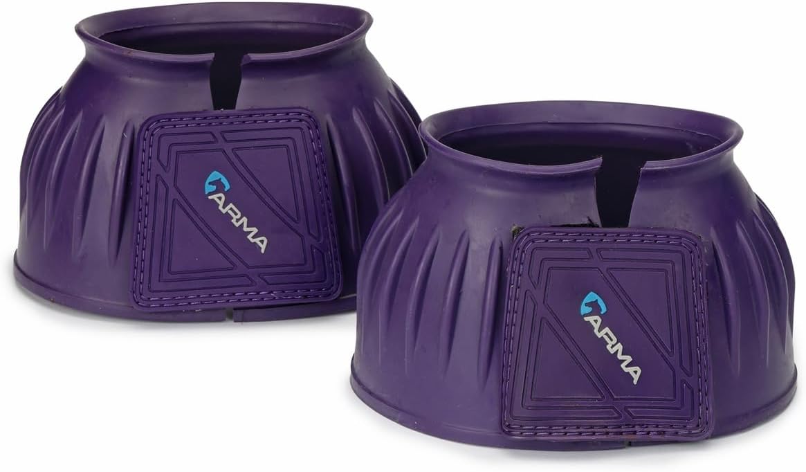 Shires Arma Overreach Bell Boots: Protect Your Horse's Hooves in Style Baby Blue/Pony