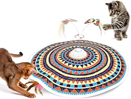 Potaroma Cat Toys Chargeable, 3in1 Hide and Seek, Interactive Fun by Potaroma