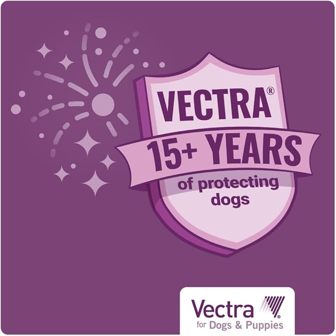 Vectra® for Dogs & Puppies Flea Treatment & Prevention for Small Dogs (11 – 20 lbs.) 6-Month Supply
