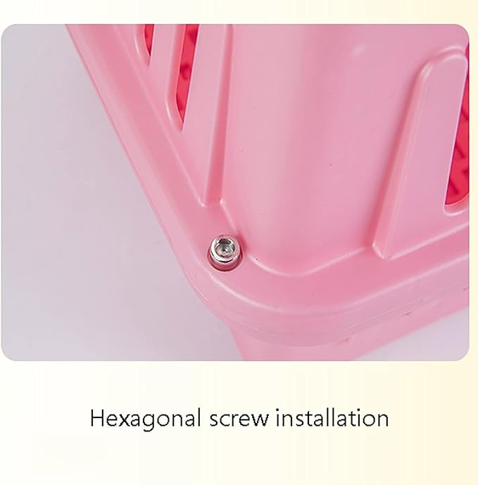 Breathable Bird Travel Cage, Lightweight Parrot Carrier, Portable & Safe Bird Cage for Parrots, Small Birds, Pets, Pink