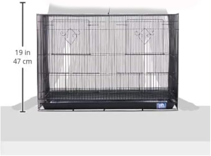Pet Supplies Flying Cage Bird Removable Bottom Grille and Pullout Tray
