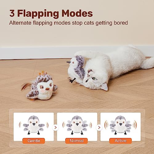 Potaroma Cat Toys 2 Pcs Flapping Sandpiper Pair-Mate - Image 3