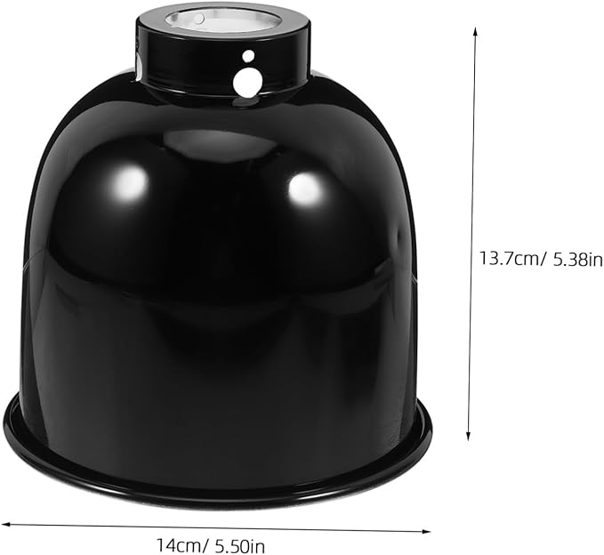 Reptile Heat Lamp Protector Dome Fixture for Turtle Tank Accessories Efficient Heat Distribution for Reptiles Easy Installation Compatible