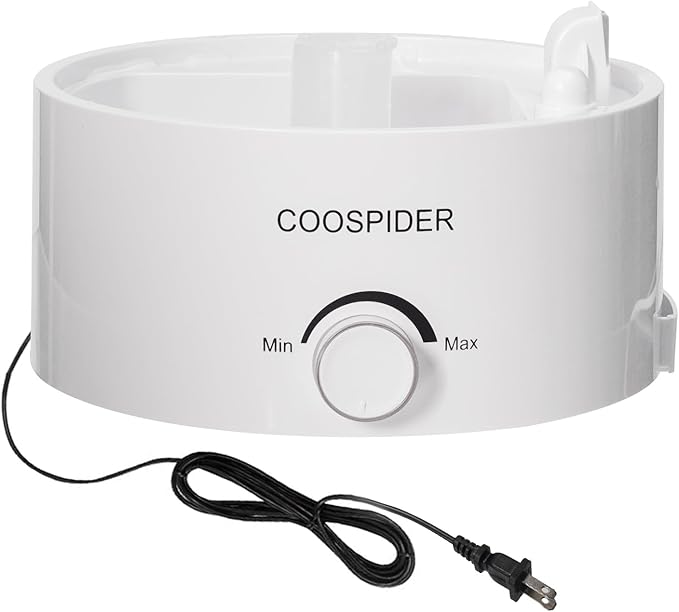 COOSPIDER Base CRH-400B Top Fill Reptile Humidifier, Reptile Fogger Tank Humidifier Accessories, Reptile Misting System Replacement for Reptiles Amphibians Herps Vivarium