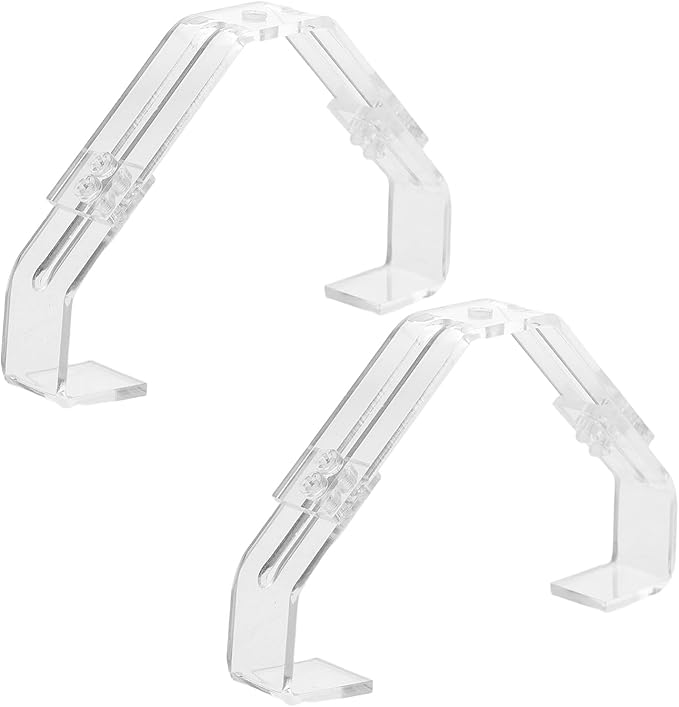 Toyvian 2pcs Aquarium Lamp Bracket for Reptiles and Aquariums Light Holder Clip for Terrariums Secure Fixation for Glass Tanks Lighting