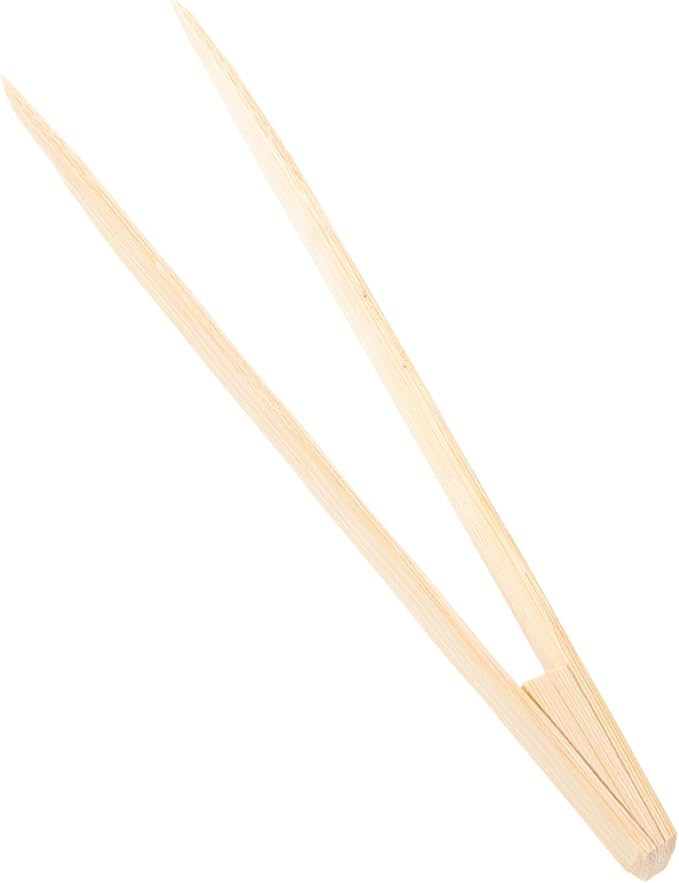 Milisten Bamboo Reptile Feeding Tweezers Pet Appetite Stimulant Clip for Lizards Turtles and Reptiles