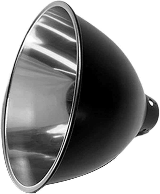 Terrarium Light Fixture - Reptile Heat Lamp Fixture with Deep Dome Design, UVB Bulb Reflector | Heat Bulbs Basking Lamp Holder, Optical Reflection Cover for Lizards, Turtles, and Amphibians