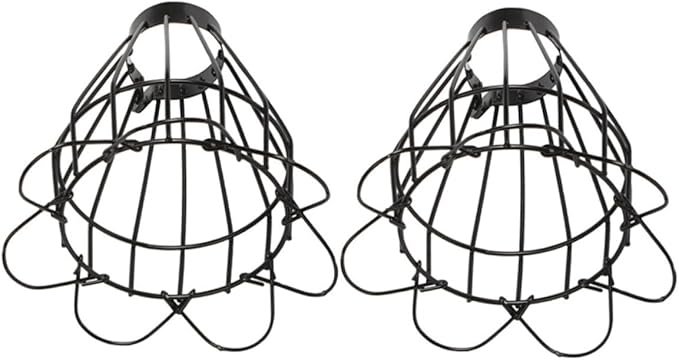 Reptile Heat Lamp Shade Anti-Scalding Mesh Cover Ceramic Bulb Guard for Bearded Dragons Turtles and Snakes Reptile Tank Accessories