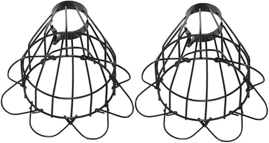 Reptile Heat Lamp Shade Anti-Scalding Mesh Cover Ceramic Bulb Guard for Bearded Dragons Turtles and Snakes Reptile Tank Accessories
