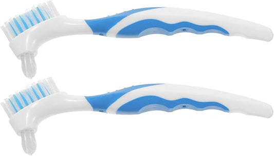 SHOWERORO 2Pcs Turtle Shell Cleaning Brush Double-Head Portable Dirt Remover Household Small Multi-Functional Reptile Health Supplies for Tortoise Shell Maintenance