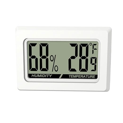 Practical Digital Hygrometer Thermometer for Vivariums and Incubators with Accurate Measurements and Humidity for Eggs and Humidity Control