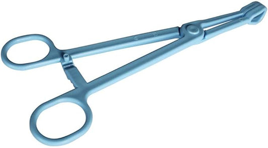 19cm/24cm Reptile Terrarium Plastic Tweezers Tongs Feeding Tool for Snakes Lizards Worm - 24cm 24cm