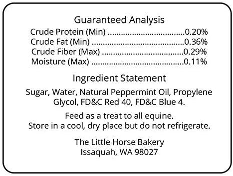 Sweet Hearts Peppermint Sugar Horse Treats 9 oz.
