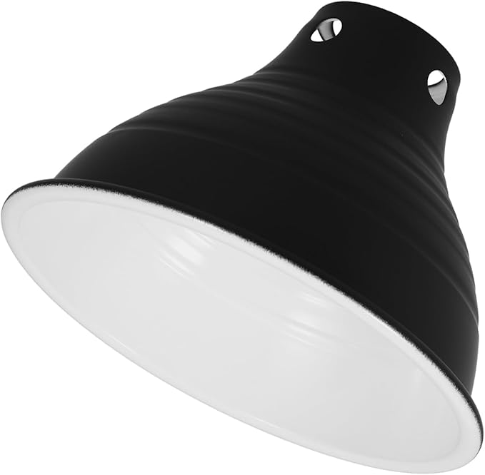 PRETYZOOM 2pcs Reptile Habitat Lighting Shade Heat Lamp Lampshade Dome Shape Bulb Cover Energy Efficient