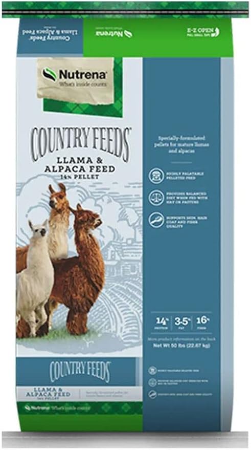Nutrena Country Feeds Llama & Alpaca Feed 15% Textured Feed