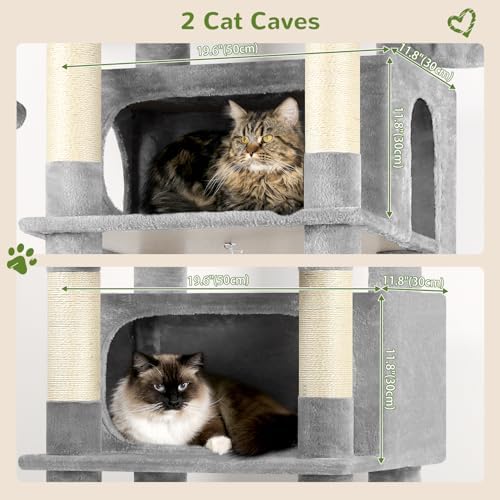 Globlazer Giant Tall Heavy Duty Cat Tower for Indoor Large Cats, F83B - Image 3